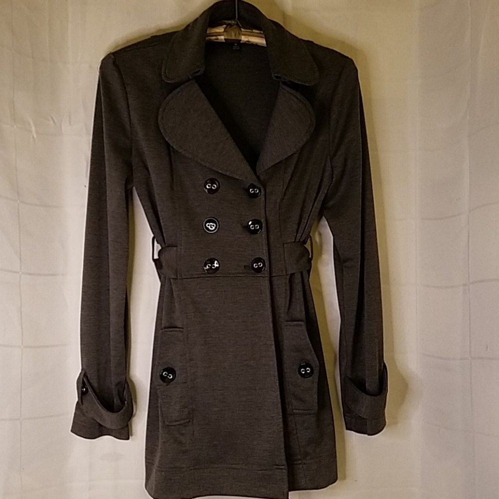 Gray coat